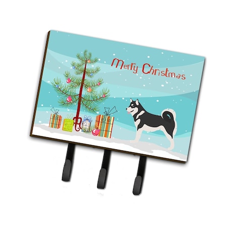 Carolines Treasures Alaskan Malamute Christmas Leash or Key Holder BB8486TH68